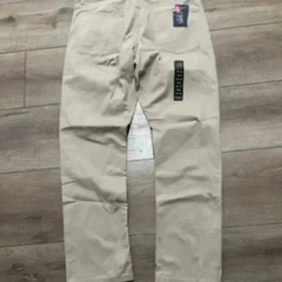 NEW Ralph Lauren Chaps Men's Size‎ 36 Beige Khaki Pants flat front NWT - Picture 11 of 12